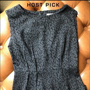 *HOST PICK* Ann Taylor Loft Animal Print Jacquard Dress 2P